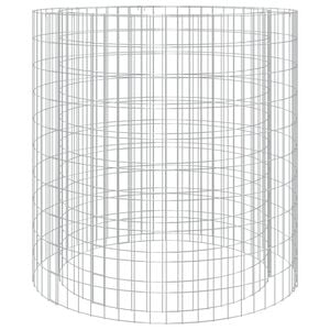 vidaXL Gabion b&aring;lstativ &Oslash; 100 cm galvanisert jern