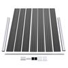 vidaXL Gjerdepanelsett WPC 353x146 cm svart