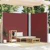 vidaXL Uttrekkbar sidemarkise 220x600 cm brun