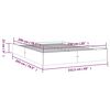vidaXL Sengeramme heltre 150x200 cm King Size