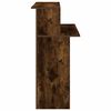 vidaXL Resepsjonspult røkt eik 100x50x103,5 cm konstruert tre