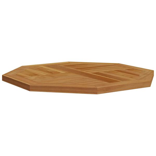 vidaXL Bordplate 70x70x2,5 cm &aring;ttekantet heltre teak