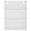 vidaXL Highboard hvit 69,5x34x180 cm konstruert tre