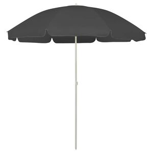 vidaXL Strandparasoll antrasitt 240 cm