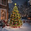 vidaXL Nettlys for juletre med 180 LED kaldhvit 180 cm