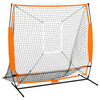 vidaXL Multisport treningsnett for baseball 174x76x158,5 cm svart