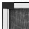 vidaXL Utvidbar insektskjerm for vinduer hvit (75-143)x50 cm