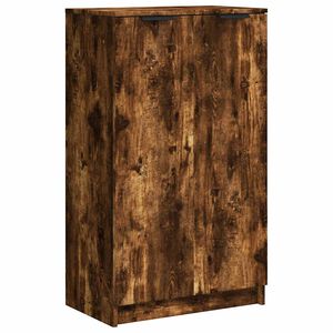 vidaXL Skoskap r&oslash;kt eik 59x35x100 cm konstruert tre