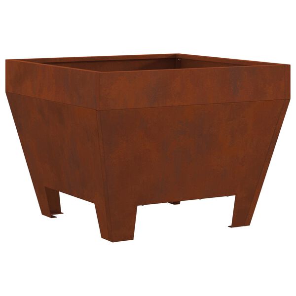 vidaXL B&aring;lplass Brun 50 x 50 x 38 cm Cortenst&aring;l