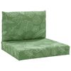 vidaXL Palleputer 2 stk bladtrykk oxfordstoff