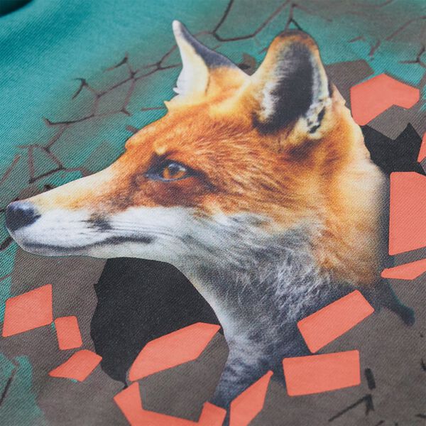 T-skjorte for barn med lange ermer m&oslash;rkebl&aring; 116