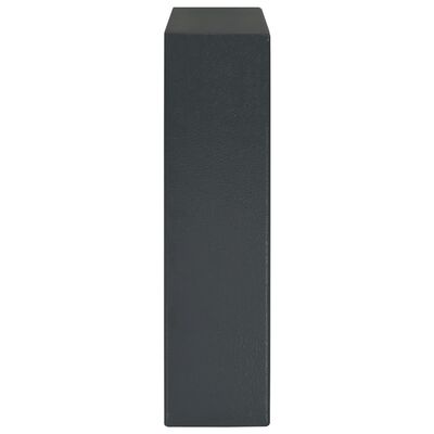 vidaXL Nøkkelsafe mørkegrå 30x10x36,5 cm
