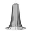 vidaXL Myggnett for seng 156 mesh Svart ⌀56 x 220 cm Polyester