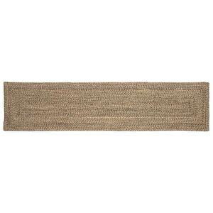vidaXL Omr&aring;detepper Naturlig og svart 60 x 200 cm Jute