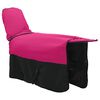 vidaXL Hestepledd Rosa og svart 135 cm Polyester