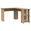 vidaXL Hj&oslash;rneskrivebord Artisan Eik Konstruert tre 140 x 113,5 x 75 cm