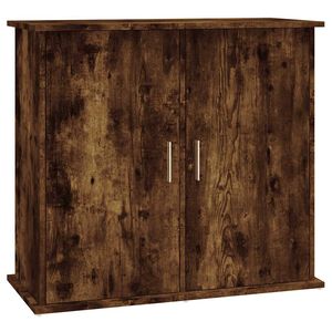 vidaXL Akvariumstativ r&oslash;kt eik 81x36x73 cm konstruert tre