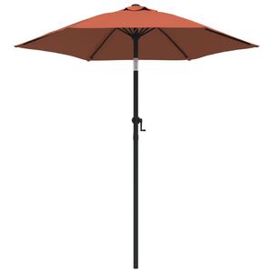 vidaXL Parasoll terrakotta 200x224 cm aluminium
