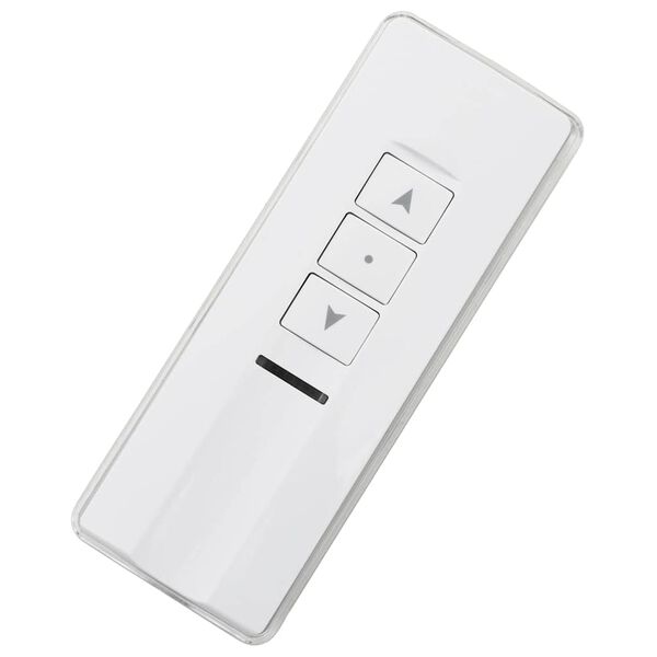 vidaXL Foldbar markise motorisert 400 cm blå/hvit