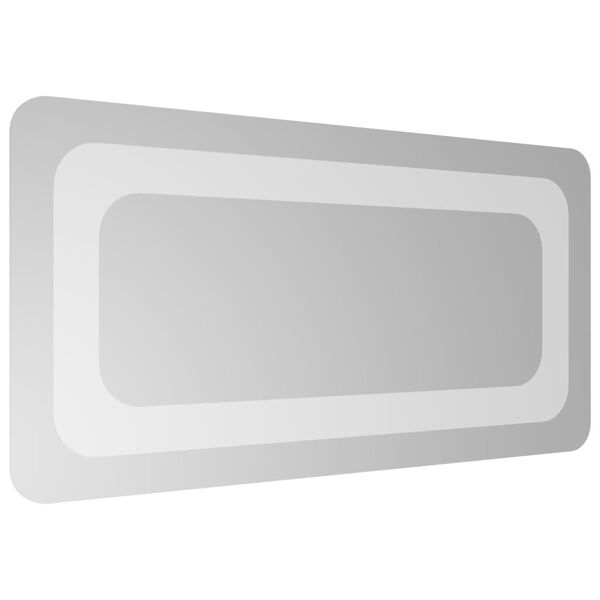 vidaXL Baderomsspeil med LED 20x40 cm