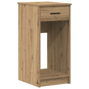 vidaXL Datat&aring;rnstativ med skuff artisan eik 35x45x77 cm