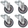 vidaXL Svinghjul med bolthull 4 stk 50 mm