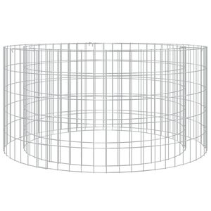 vidaXL Gabion b&aring;lstativ &Oslash; 100 cm galvanisert jern