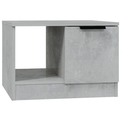 vidaXL Salongbord betonggrå 50x50x36 cm konstruert tre