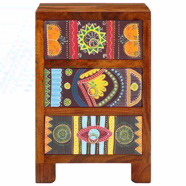 vidaXL Nattbord 40x40x60 cm heltre akasie