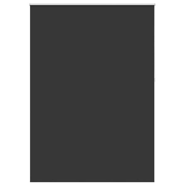 vidaXL Rullegardin m&oslash;rklegging 164,4x230 cm Stoffbredde 160 cm svart