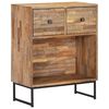 vidaXL Skjenk gjenvunnet heltre teak 60x30x75 cm
