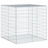 vidaXL Gabionkurv med deksel 100x100x100 cm galvanisert jern