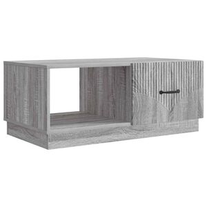 vidaXL Kaffebord Gr&aring; sonoma 90 x 50 x 37 cm Konstruert tre