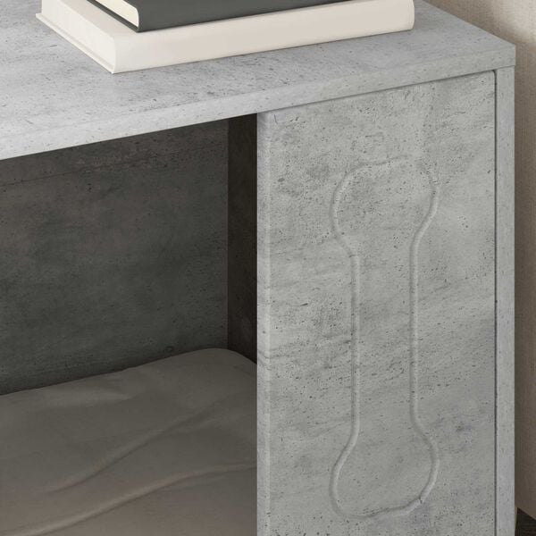 vidaXL Hundehus Betong 44 x 42 x 49 cm Konstruert tre