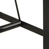 vidaXL Barbord 110x55x107 cm heltre akasie og jern