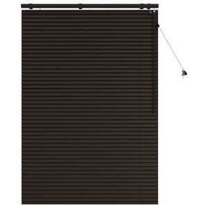 vidaXL Venetiansk persienne M&oslash;rk brun 115 x 160 cm 35 mm