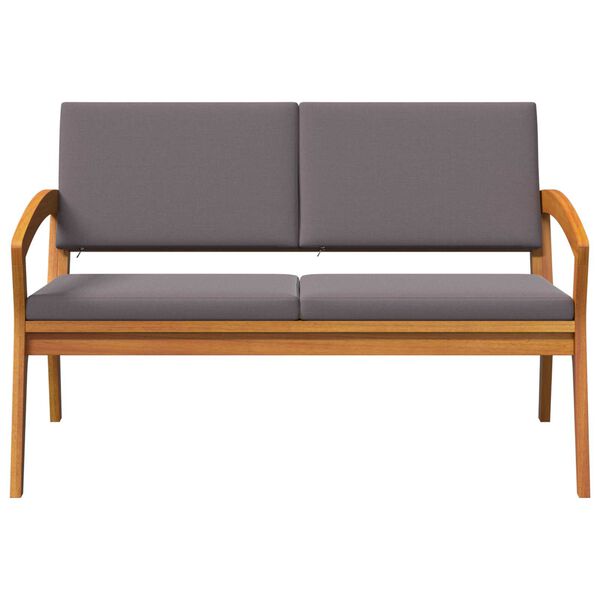 vidaXL Hagebenk Brun Massivt akasietre