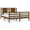 vidaXL Sengeramme honningbrun heltre furu 160x200 cm