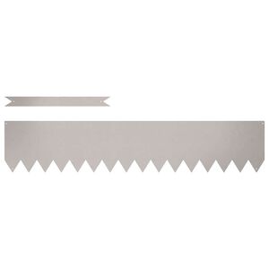 vidaXL Gjerdekant 50 pcs Brun 100 x 0.05 x 20 cm Cortenst&aring;l