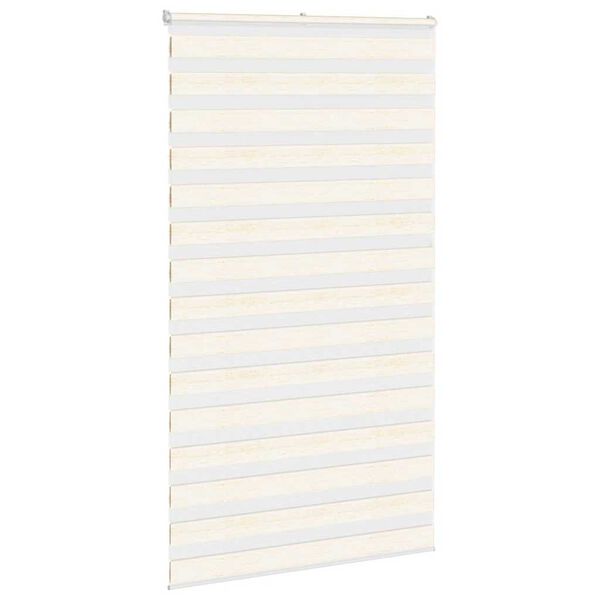 vidaXL Sebragardin marmor beige stoff bredde 125,9 cm polyester