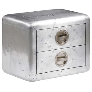 vidaXL Flygerskjenk med 2 skuffer gammeldags luftfartsstil