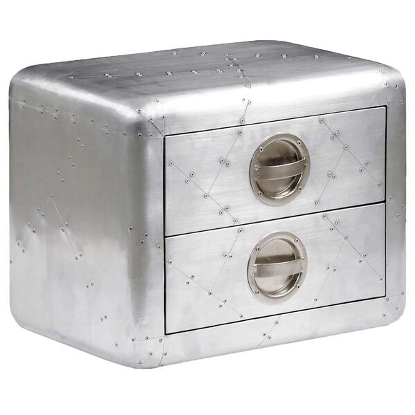 vidaXL Flygerskjenk med 2 skuffer gammeldags luftfartsstil