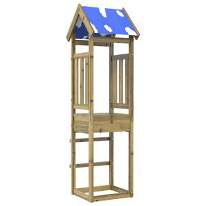vidaXL Leket&aring;rn Brun 52,5 x 46,5 x 208 cm Massiv impregnert tre