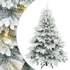 vidaXL Kunstig juletre med 150 LED med stativ grønn 120 cm PE og PVC
