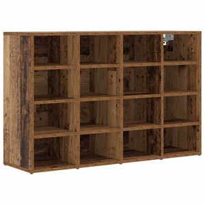vidaXL Sko Skap 103 x 30 x 67 cm Konstruert tre Gammelt tre