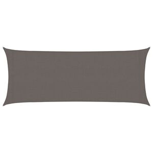 vidaXL Solseil 160 g/m&sup2; antrasitt 2x4,5 m HDPE