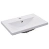vidaXL Innebygd vask 61x39,5x18,5 cm keramisk hvit