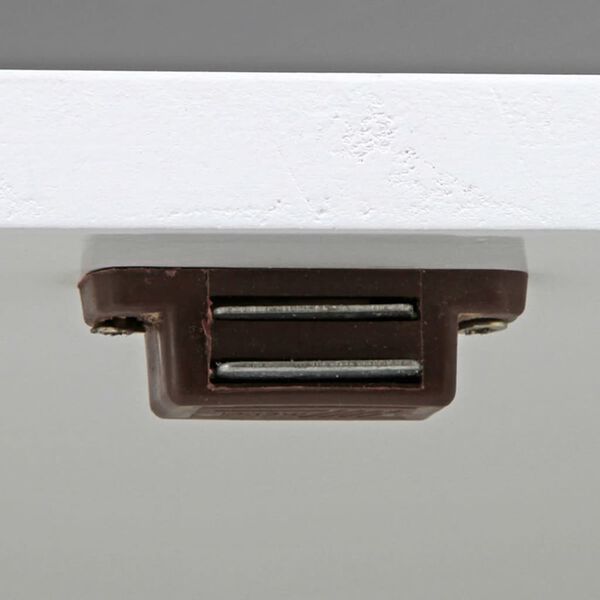 Kerbl Kattetoalett kabinett Helena 64x46x65 cm hvit 82662