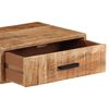 vidaXL Vegghengt nattbord 40x30x13,5 cm heltre mango