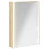 vidaXL Baderomsspeilskap Sonoma eik 43 x 11,5 x 60,5 cm Konstruert tre